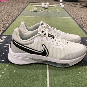 Nike Air Zoom Infinity Tour Next % Men’s Golf Shoes Size 8 white black grey fog
